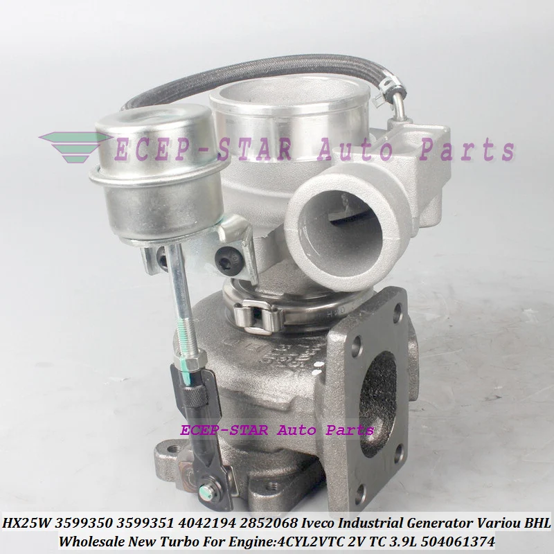 Turbo HX25W 3599350 3599351 2852068 turbocharger for Iveco BHL Industrial Generator Various 4CYL2VTC 2V TC engine 2002-2007