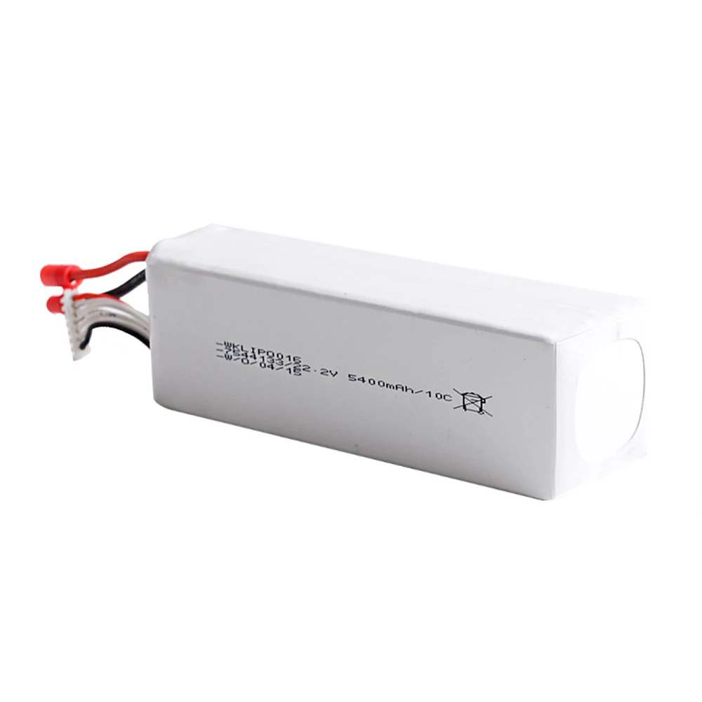 RC 리포 배터리 22.2V 5400MAH 10C 리튬-포 배터리 6S XT60/T 플러그 워커 TALI H500-Z-22 RC 보트 RC 자동차 드론 배터리