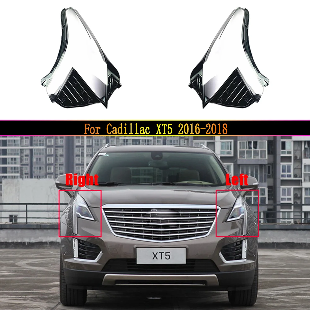 

For Cadillac XT5 2016 2017 2018 Headlamp Cover Car Headlight Lens Replacement Auto Shell