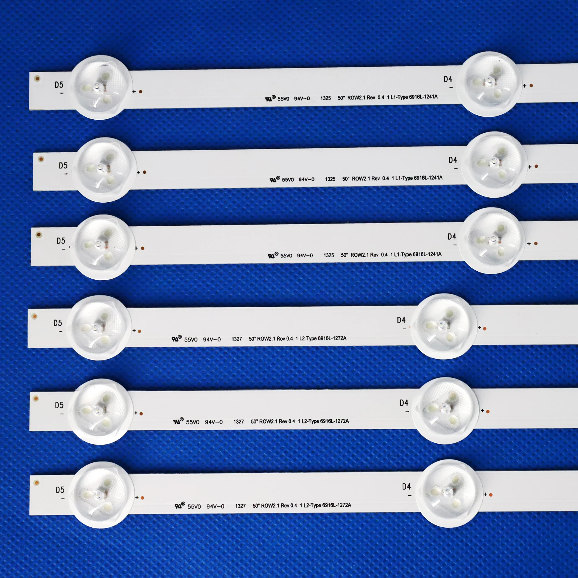 LEDバックライトストリップ,l 50ln5400,ray 2.1 rev 0.4,6916l-1273a,6916l-12411a,6916l-1276a,6916l-1272a,100% 新品