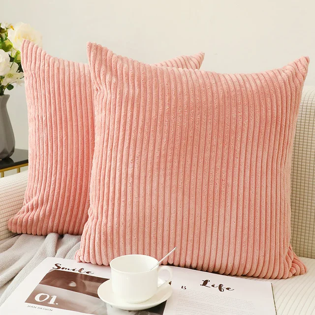 40x40 60x60cm Large Velvet Cushion Cover Decorative Throw Pillowcase For Sofa and Living Room, White Black Blue, Muit Colors