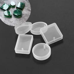 5Pcs Del Pendente Della Resina Epossidica Stampi Formato Misto Casting Silicone UV Stampi In Resina Per Gioielli FAI DA TE Che Fanno I Risultati Forniture Accessori
