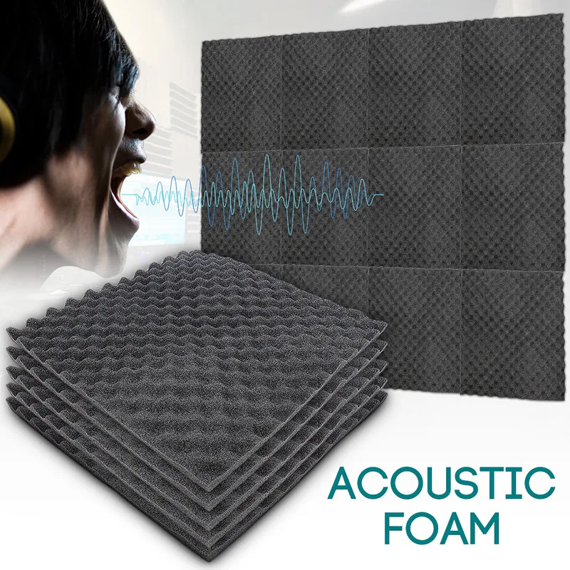 

SoundProofing Acoustic Foam Treatment Sound-absorbing Cotton Noise Sponge for KTV Studio Music Room 1.5cm Thickness 50 x 50cm