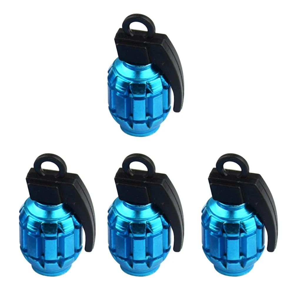 AUTCOAT 4Pcs/Set Universal Car Truck Motocycle Wheel Tyre Valve Caps Bicycle Tire Air Valve Cover