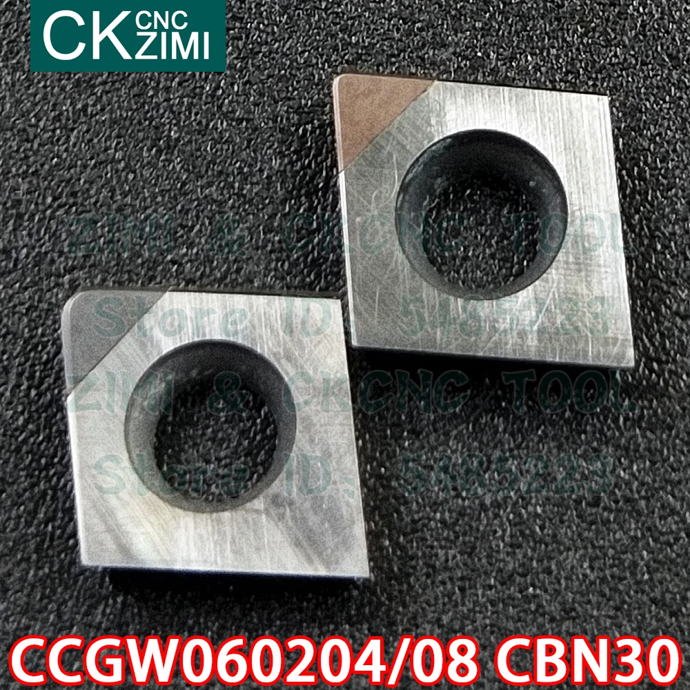 CCMT CCGW09T304 CBN CCMT CCGW09T308 CBN مكعب البورون نتريد CBN إدراج آلة خرط تعمل بالتحكم الرقمي بواسطة الحاسوب أدوات القطع CCMT CCGW 09T3 للصلب الصلب