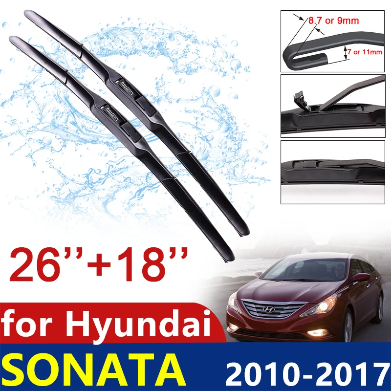 

Car Wiper Blade for Hyundai Sonata YF LF 2010~2017 Car Wiper Blade Windscreen Windshield Wipers Car Accessories 2011 2012 2013