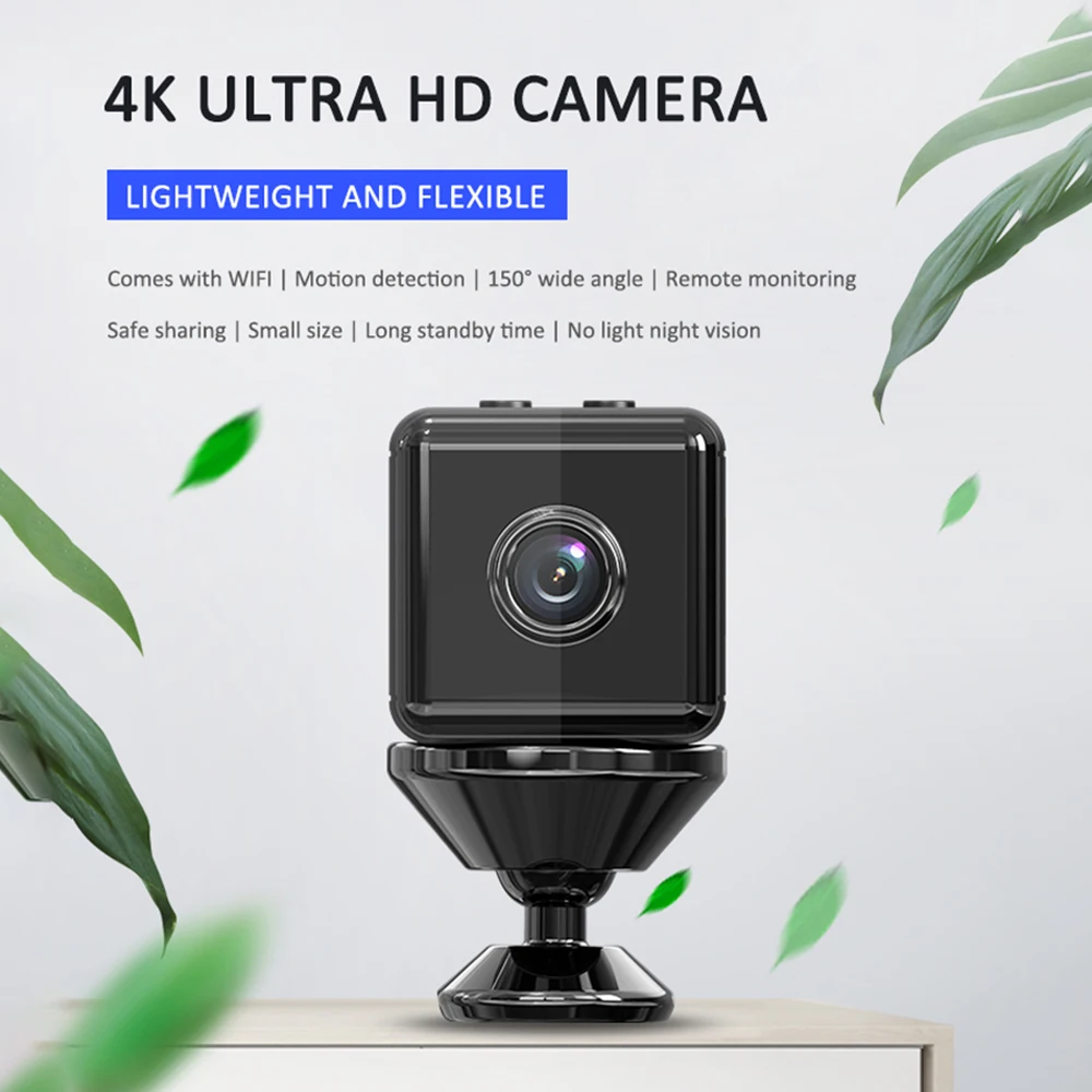 

HD 1080P/4K Mini Camera IP WIFI Sensor With 1000mAh Battery Night Motion DVR Micro Webcam Sport DV Video Recorder Small Cam