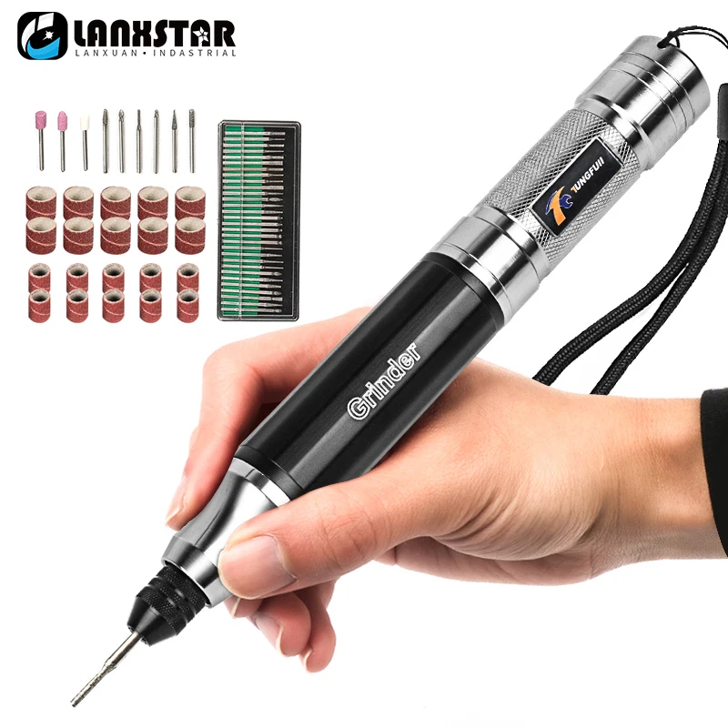 Mini Electric Drill Power Tools Engraver Diy Cutting Polishing Rotary Tool Lithium battery charging Cordless Drill Bit Tool