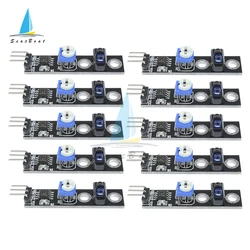 10PCS/lot IR Infrared Line Reflection Track Follower Sensor TCRT5000 Obstacle Avoidance For Arduino AVR ARM PIC DC 3.3V-5V