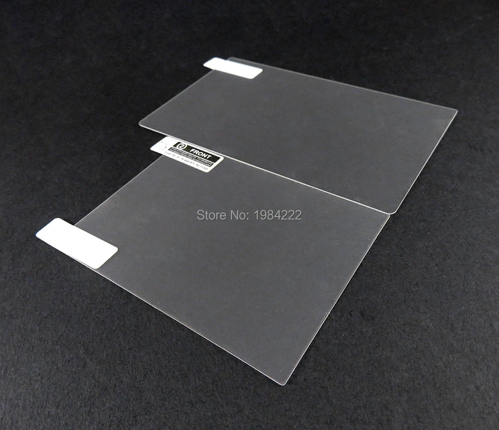 1 مجموعة 2in1 الزجاج العلوي أسفل HD واضح طبقة رقيقة واقية سطح الحرس غطاء ل 3DS XL/LL 3DSXL/3DSLL LCD واقي للشاشة الجلد