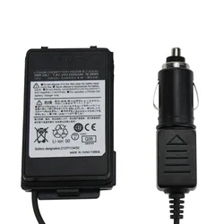 12V Car Charger SBR-24LI Battery Eliminator Adaptor for YAESU Walkie Talkie FT-70D FT70D FT-70DR FT70DR FT-70DS FT70DS Radio