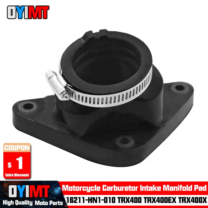 Carburetor Intake Manifold Pad For Honda 16211-HN1-010 TRX400 TRX400EX Sportrax 400EX TRX400X