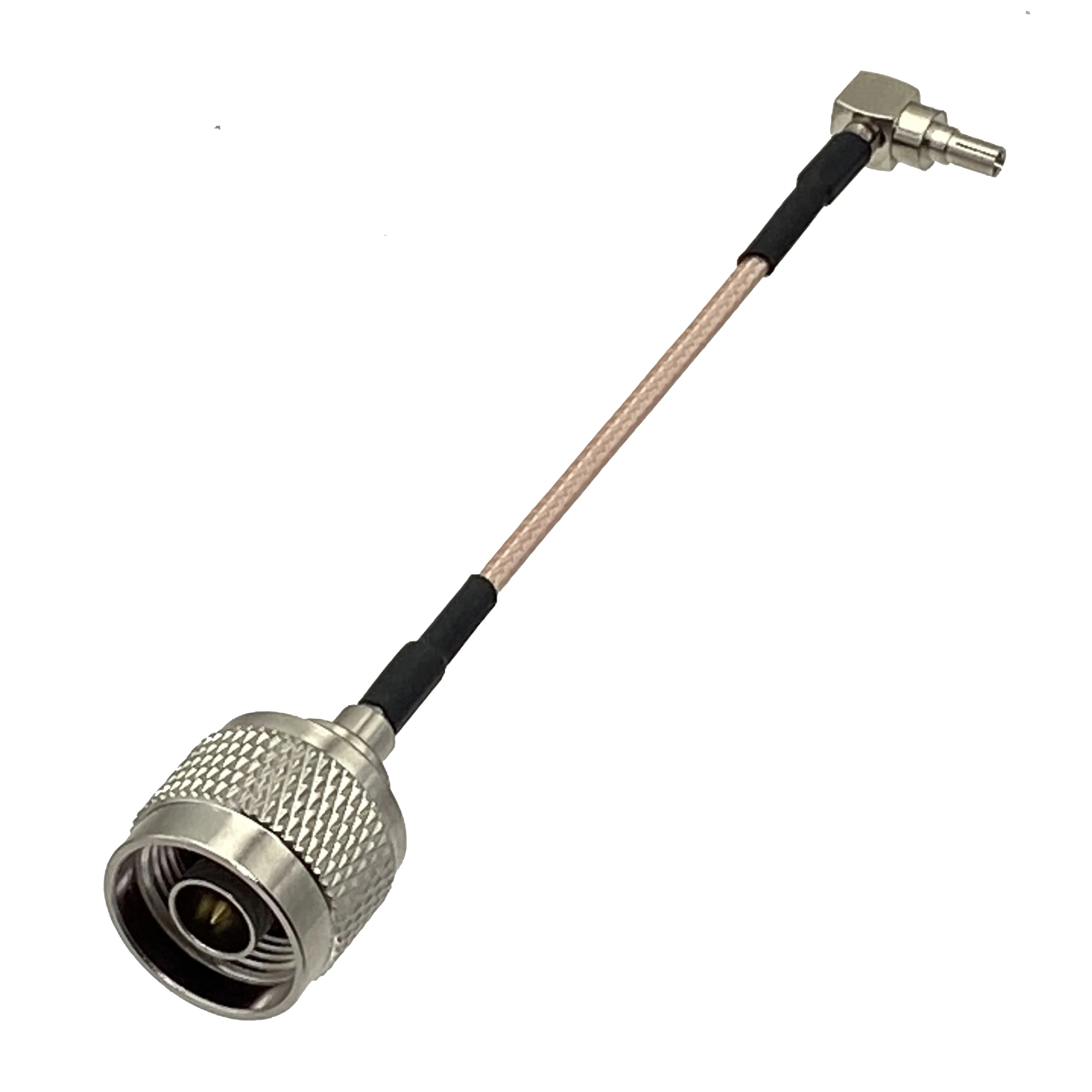 RG316 Cable N Male Plug to CRC9 Male Plug Right Angle Connector RF Coaxial Pigtail Jumper Adapter New Wire Terminal 4inch~10FT