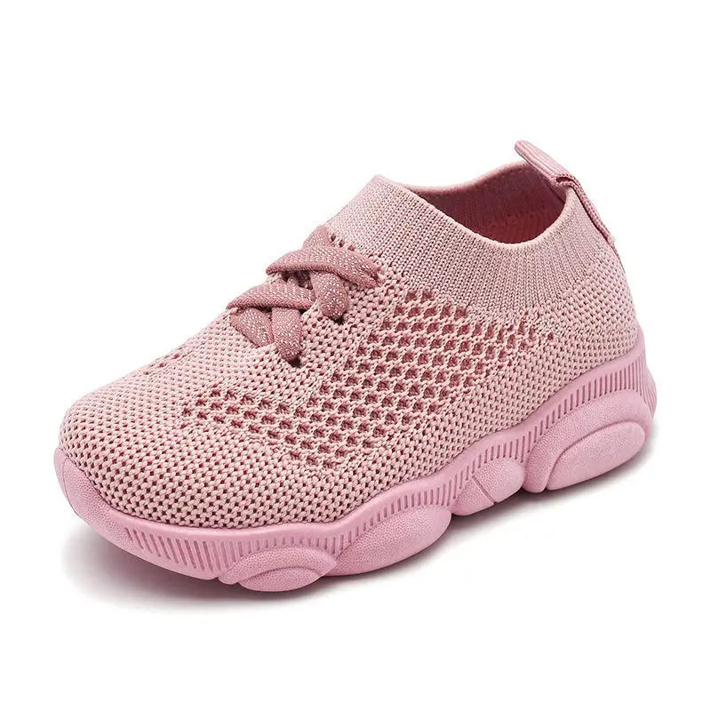 Sneakers per bambini 2022 estate moda bambini scarpe basse neonato bambini neonate ragazzi Solid Mesh traspirante Sport Running Sneakers