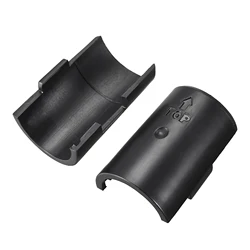 Uxcell 16pcs Shelving Sleeves Wire Shelving Shelf Lock Clips Fixed Plastic Clip for Wire Shelving System Home Shelf Accessories