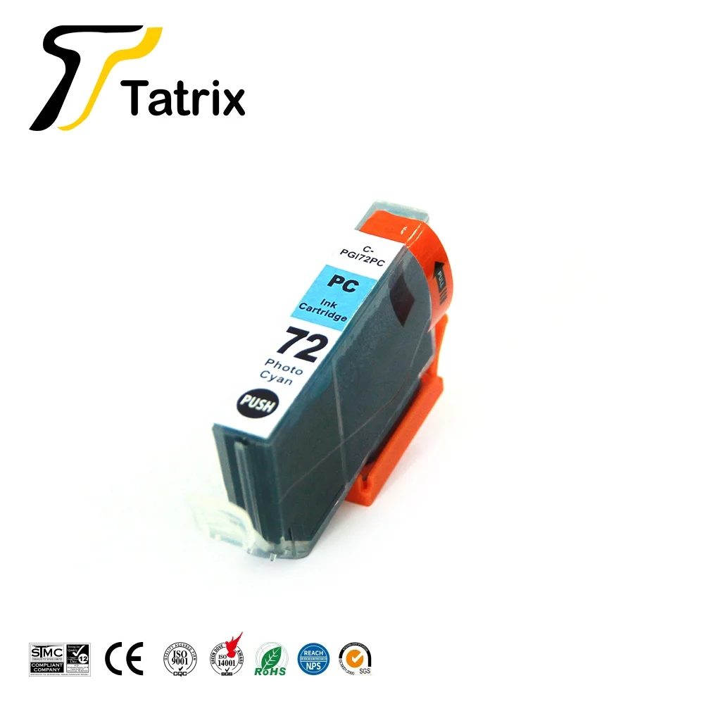Tatix Compatible Ink Cartridge For Canon 72 PGI 72 PGI-72 PGI72 Ink Cartridge for Canon PIXMA Pro-10 Pro-10s inkjet Printer