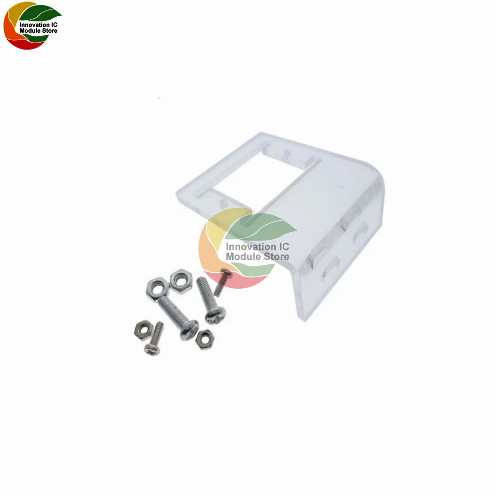 Ziqqucu HC-SR501 IR Pyroelektrische Infrarot Motion Sensor Detektor Modul Transparent Acryl Halterung Fall Halter für Arduino
