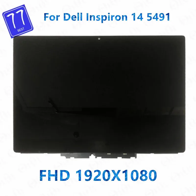 14'' FHD 1920*1080 For Dell Inspiron 14 5491 p93g p93g001 LCD Touch Digitizer Screen Replacement Assembly 0V30K7 0N4HYV