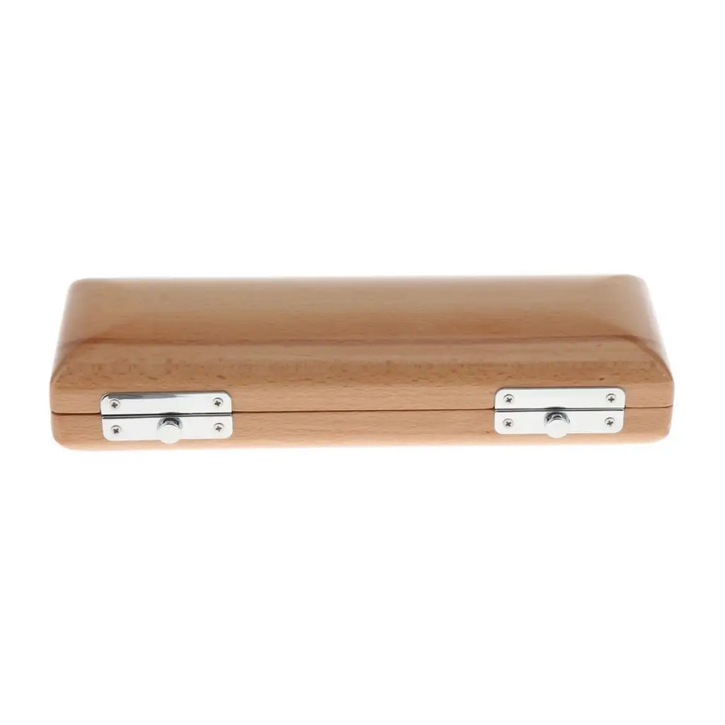 Professional Durable Wooden Piccolo Hard Case Woodwind Instrument 23x8x3CM