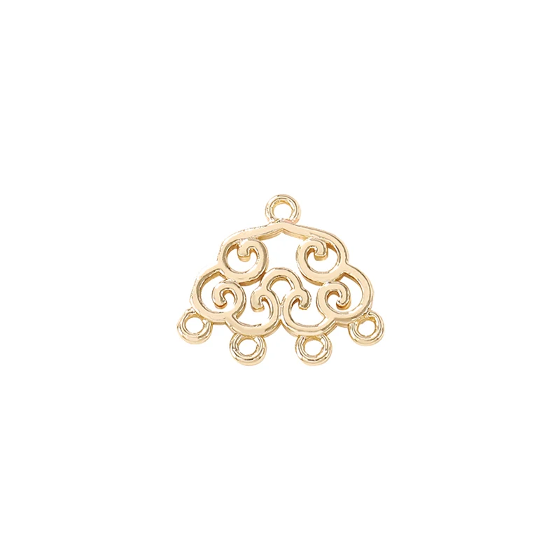 Factory Wholesale Gold Color Brass  Charms Pendants  Necklace and Bracelet Earring Diy Jewelry Making Supplies Accessories