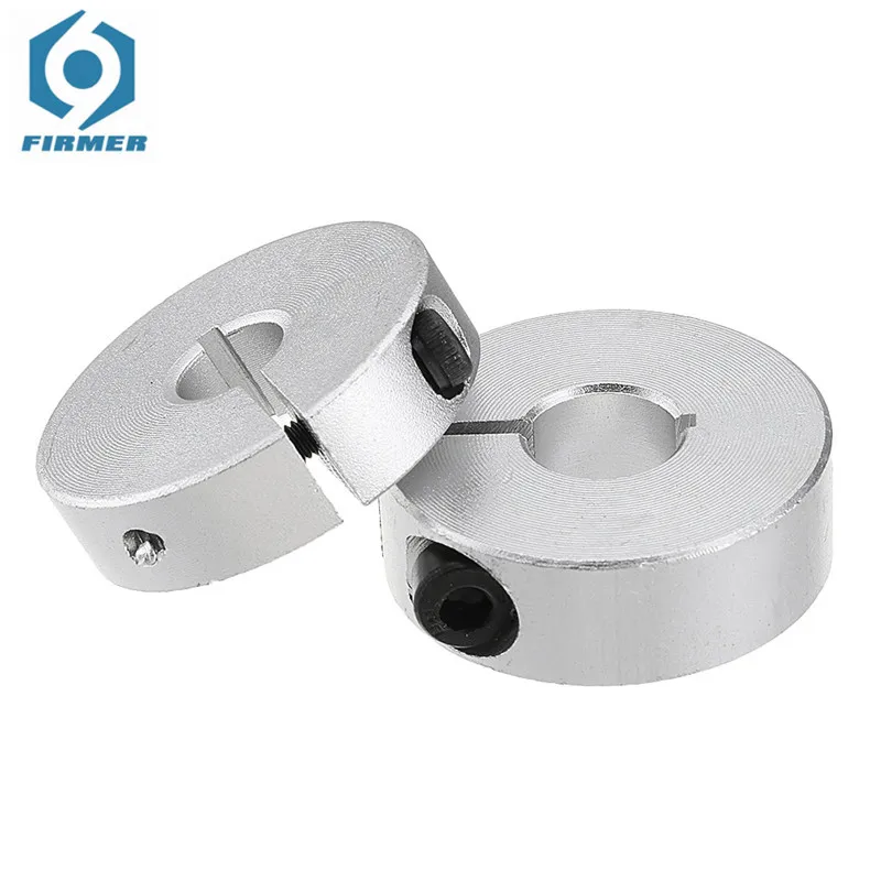 8/10/12/16/20/25mm Linear Rail Shaft Stop Collar SC Shaft Limit Fixing Ring CNC Parts For Fixed Linear Rail Shaft Linear Bearing