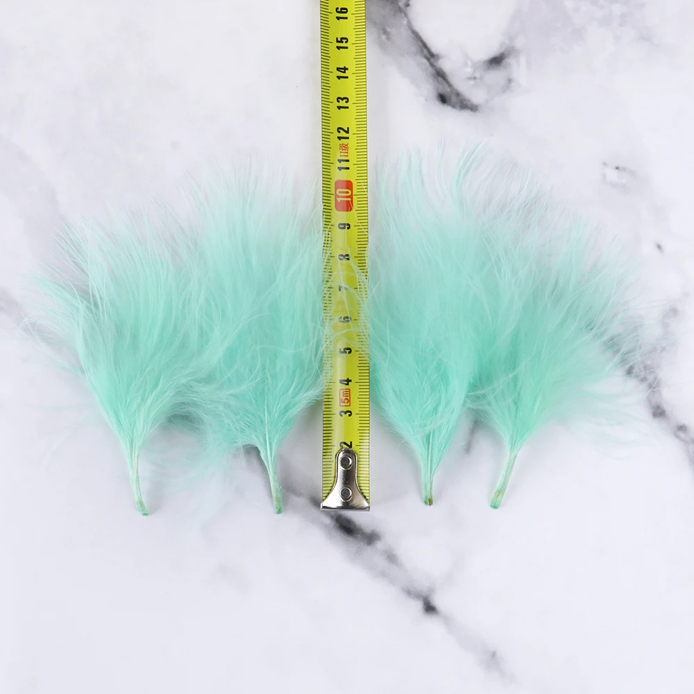 Wholesale Natural Turkey Feathers 8-12CM Soft Marabou Feather for Needlework DIY Crafts Wedding Jewelry Decoration Feathers