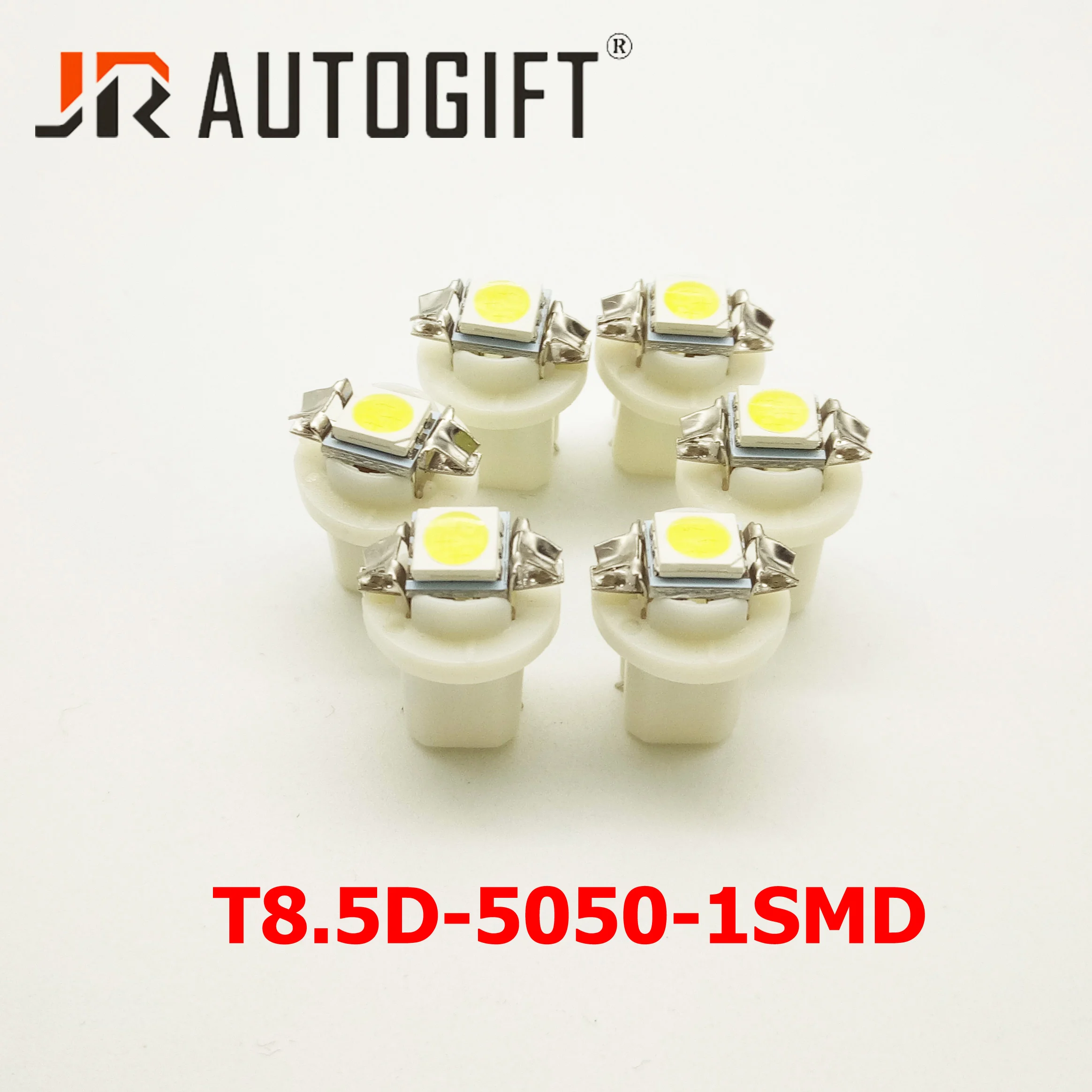 10x 24V 12V T5 B8.5D 8.5D B8.5 1 LED 5050 8.3D B8.3D red/blue/green/yellow car Dashboard indicator bulbs Auto Instrument lights