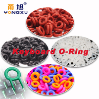 125Pcs Keyboard o-ring Keycaps Silicone rubber ORing Switch Sound Dampeners Cherry MX Dampers Key cap Silicone Seal Ring.-.