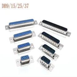 5PCS DB9 D-SUB Adapter Serial Port Connector DB15 DB25 DB37 Female Male PCB Mount Solder Type RS232 COM Connectors