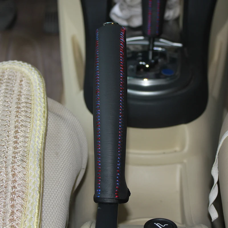 

Изготовленный на заказ чехол для ручного тормоза автомобиля «сделай сам», верхний слой кожаного чехла для Citroen C-Quatre, ручки ручного тормоза, оригинальный чехол, чехлы для автоматического ручного тормоза