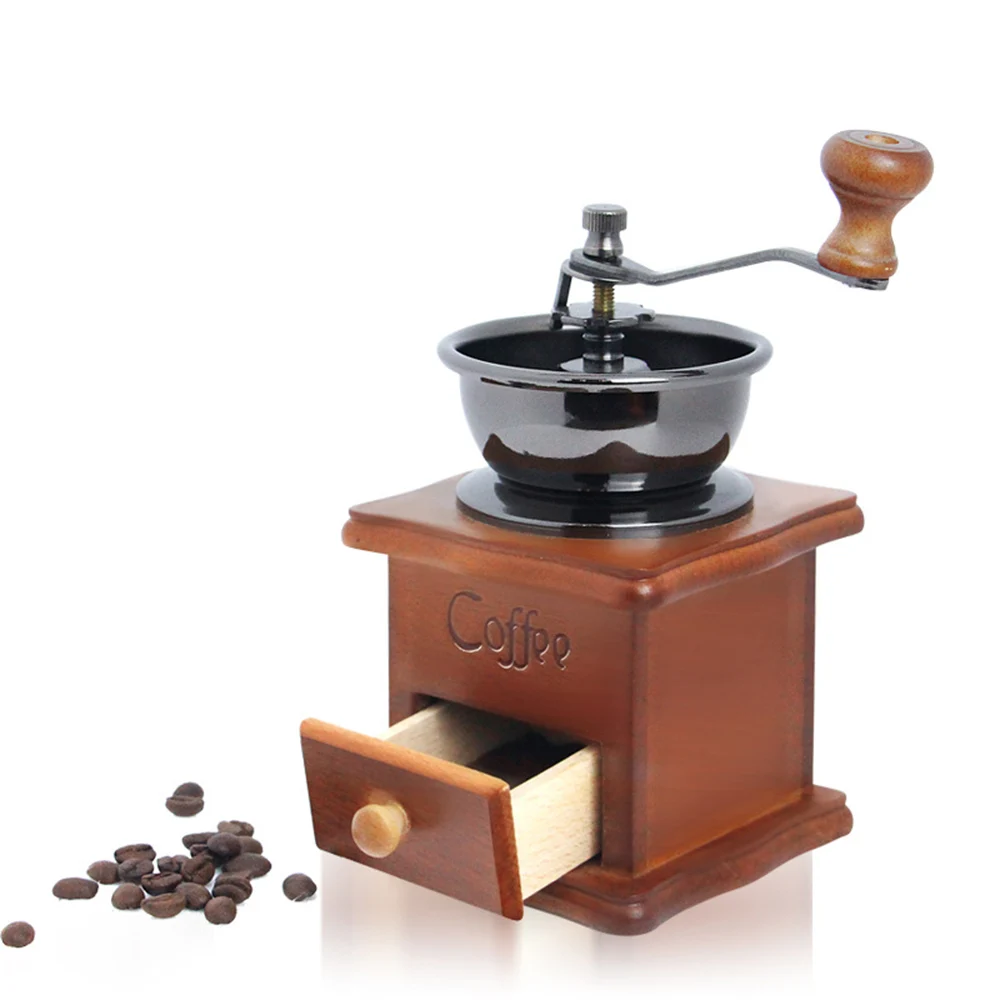 

New Hand-Cranked Grinder Manual Retro Hand Grinder Coffee Machine Coffee Bean Grinder Household Kitchen tools