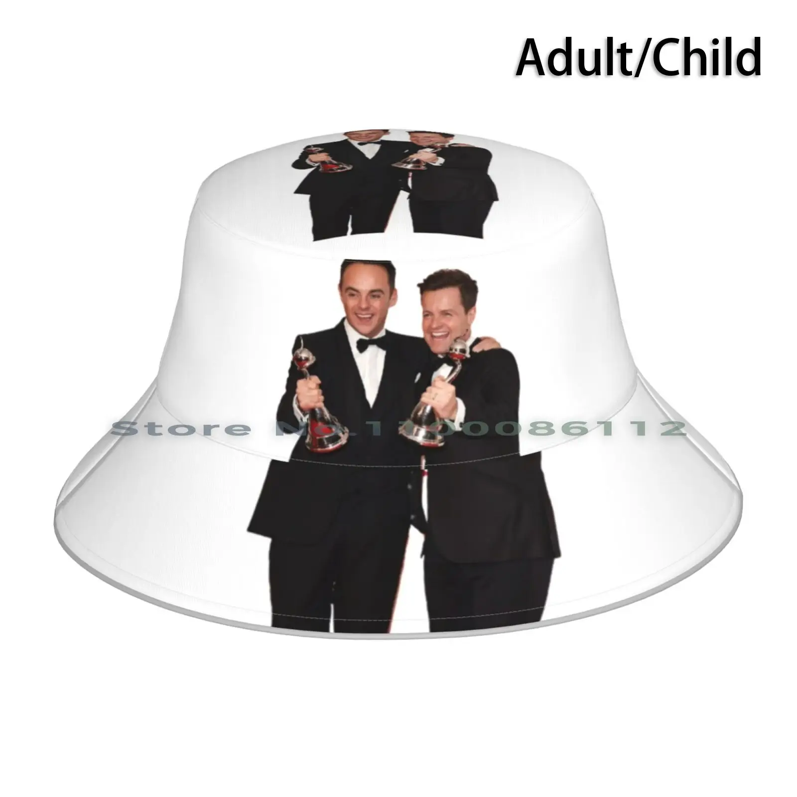 Ant And Dec [ 5 ] Bucket Hat Sun Cap Ant Dec Friends Tv Presenters Im A Celeb Saturday Night Takeaway Celebrities Chums Mates