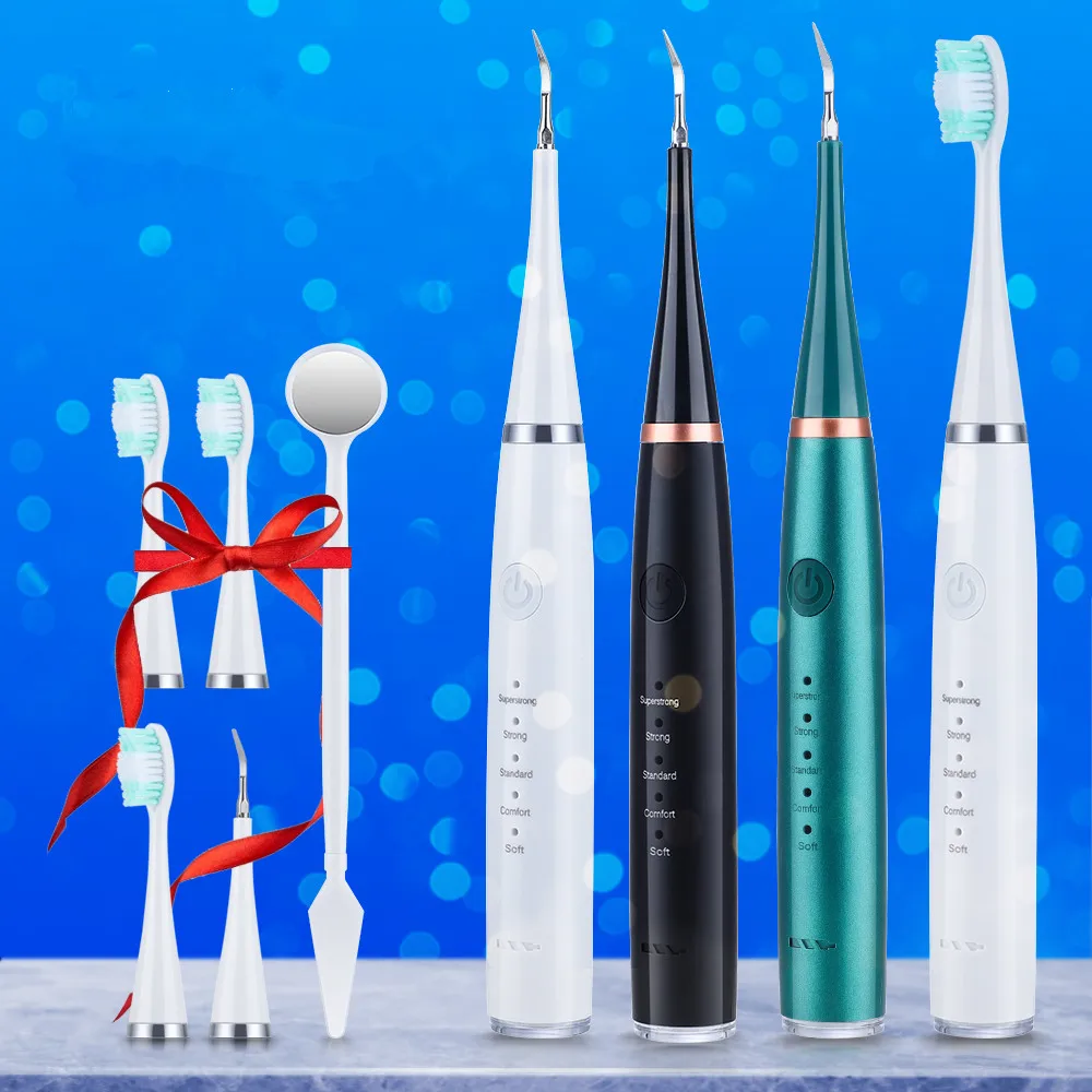 

Electric Toothbrush Sonic Dental Teeth Whitening Kit Tooth Whitener Calculus Tartar Remover Tools Cleaner Stain Oral Care