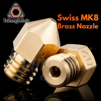 Trianglelab İsviçre MK8 Pirinç Meme m6 Konu 1.75 MM Filament 3D yazıcılar için hotend J-kafa cr10 ısı bloğu ender3 hotend