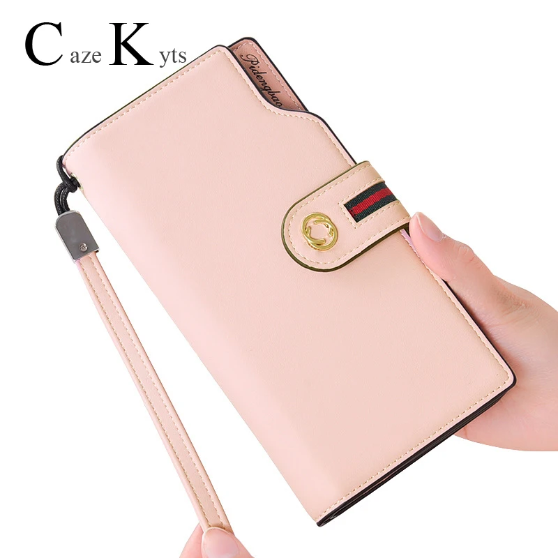 

2020 new ladies multifunctional ladies wallet long zipper buckle clutch bag female mobile phone bag