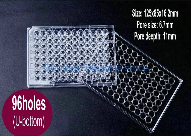 4pcs 6/12/24/48/96/384hole Plastic Cell Culture Plate Bacterial Culture Plate Enzyme Label Plate With Sterilization Packaging