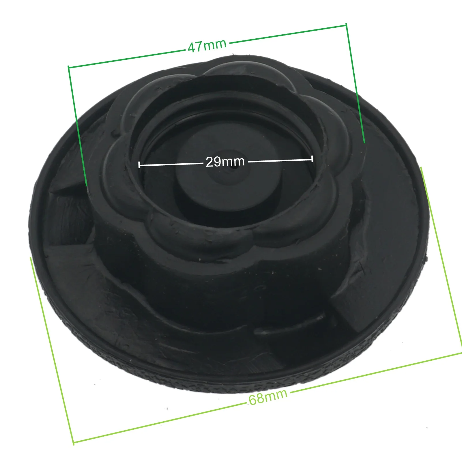 Black Plastic 49cc Fuel Petrol Tank Cap Cover for Mini Moto MotorcycleLucky Seven Vixen Race Racing Track Bike