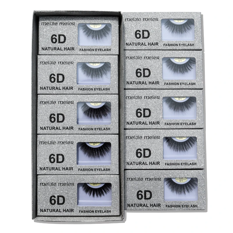 10คู่ขนตาปลอม8D Mink Eyelashes Dramatic Volume Mink Lashes ขนตาปลอมปลอม