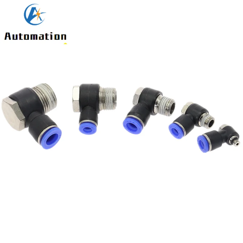 hexagonal Air Pneumatic Pipe Connector 4mm-12mm OD Hose Tube 1/8