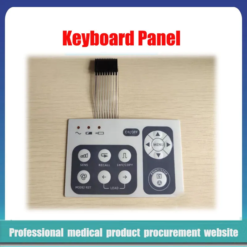 Edan SE-300B 3B 100 3 1 SE300B SE30B ECG SE100 SE3 SE1 Button Membrane Button Panel Keyboard Panel Key panel English