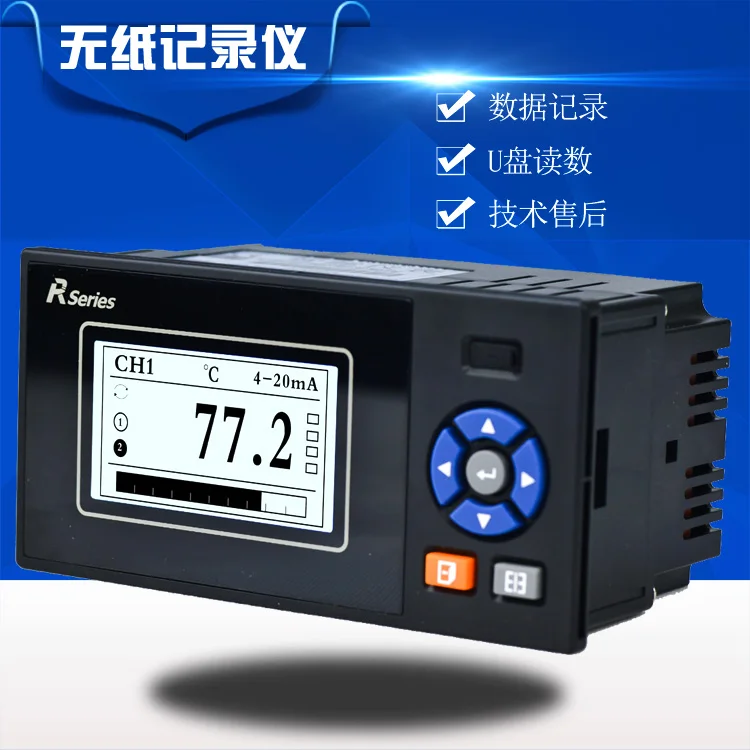 Paperless Recorder 4 Channel Temperature Recorder 3 ChannelCurrent Voltage 2 Channel Pressure 1 Channel Liquid Level Monochrome