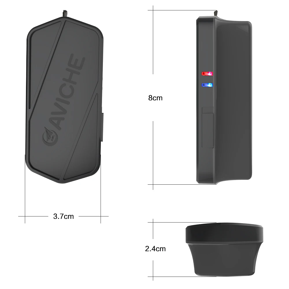 AVICHE Personale Indossabile Collana Mini Portatile Bevanda Rinfrescante di Aria Ionizzatore Generatore di Ioni Negativi
