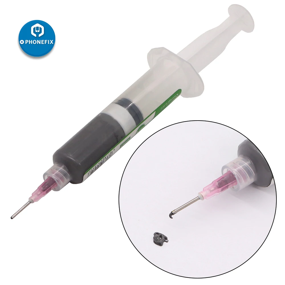 BGA Solder Paste RL-403 1pc  Flux Syringe 10CC 183 degrees Sn63 20-38um no-clean Soldering Paste for mobile repair