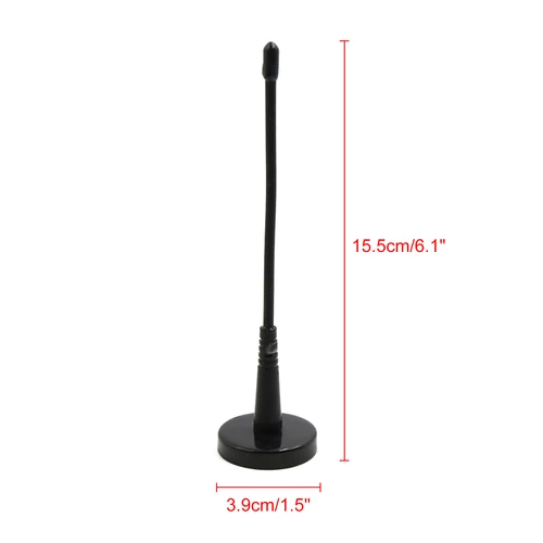 Imagen 2 del producto X Autohaux-antena decorativa para techo de coche, Base magnética negra para camión, vehículo, FM/AM