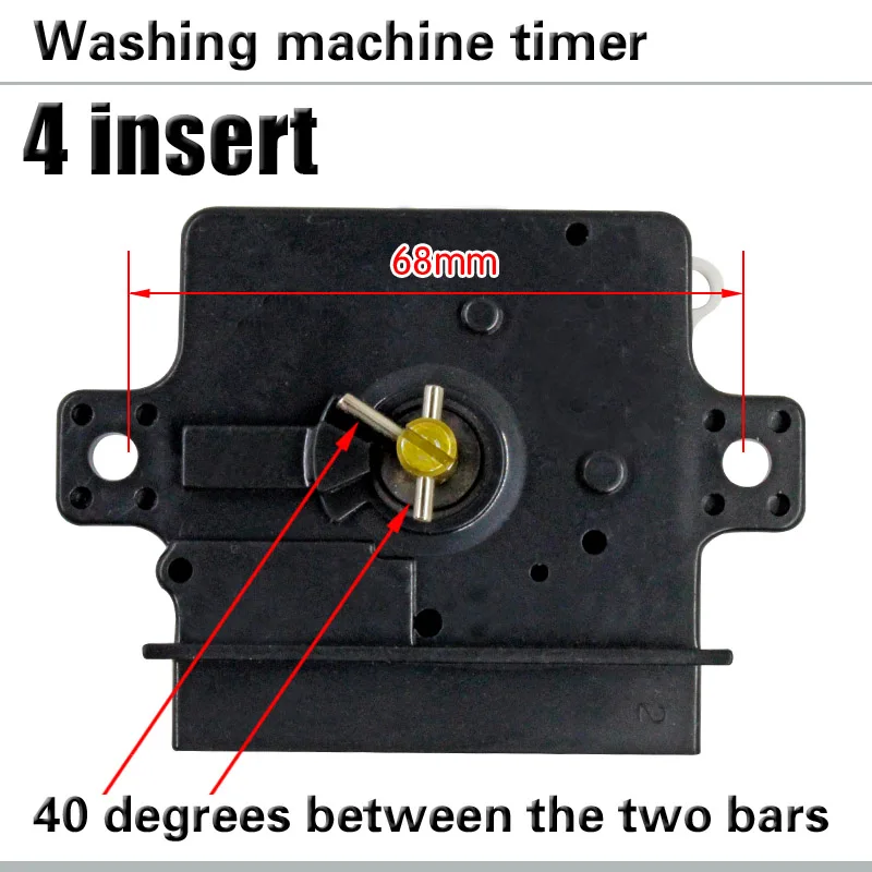 Semi-automatic two-cylinder washing machine timer 4 insert 40 degree timer