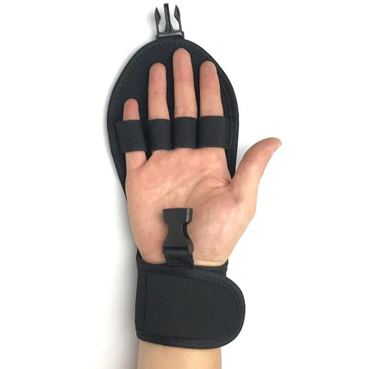 HANRIVER 1PC Rehabilitation Hand Brace Gloves Help stroke or Finger weakness patient to hold the handle of Physiotherapy Bike