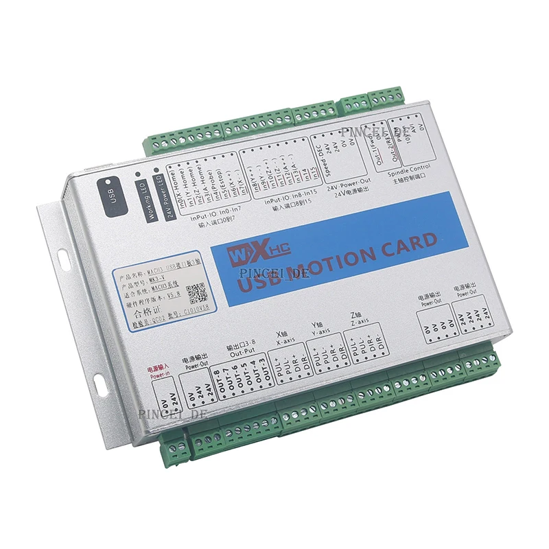 Maxgeek Upgrade CNC Mach3 USB 3/4/6 Eixo Movimento Controle Cartão Breakout Board 2MHz Driver Board para Máquina de Gravura CNC