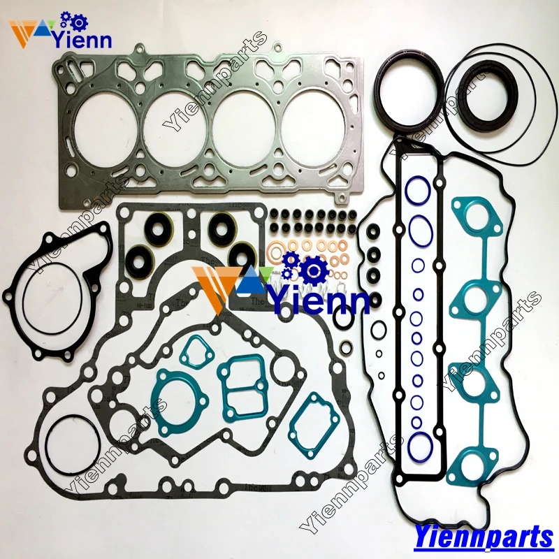 V2607 Overhaul Full Gasket Set Or Head Gasket For Kubota Engine Spare Parts Tractor ER470 ER460