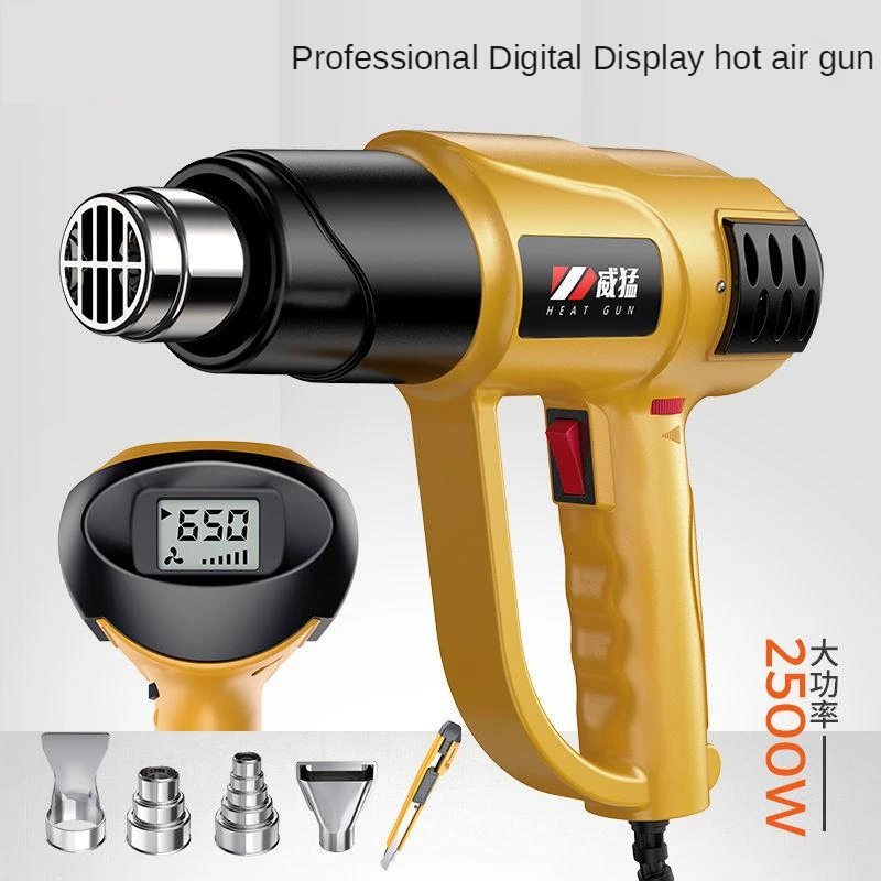 

220V Industrial Electric Hot Air Gun Thermoregulator Heat Guns Lcd Display Soldering Tools