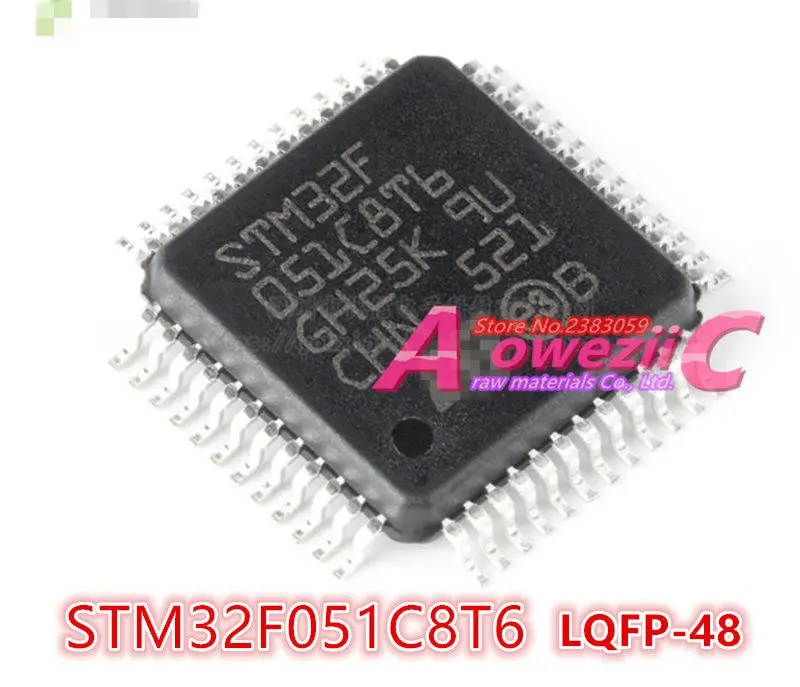 100% new original STM32F051 STM32F051K4T6 STM32F051K6T6 STM32F051K8T6 QFP-32 STM32F051C6T6 STM32F051C8T6 STM32F051C8T7 QFP-48 